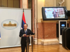 12 February 2021. National Assembly Speaker Ivica Dacic